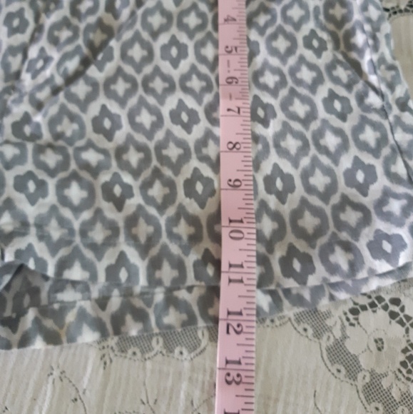 Cynthia Rowley Gray White Linen Shorts Size 4 - Picture 6 of 7